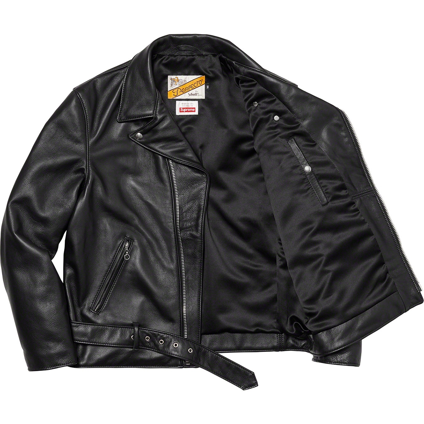 Supreme®/Schott® The Crow Perfecto Leather Jacket view 5